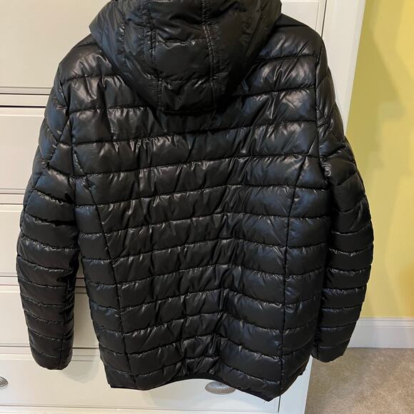 Kenneth Cole New York Mens Black Puffer Jacket Quilted Coat Size Small Midweight - Picture 9 of 13